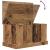 Cutie de depozitare lemn vechi 70x40x38 cm lemn prelucrat GartenMobel Dekor