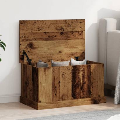 Cutie de depozitare lemn vechi 70x40x38 cm lemn prelucrat GartenMobel Dekor