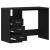 Birou cu sertare, stejar negru, 102x50x76 cm, lemn prelucrat GartenMobel Dekor