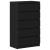 Dulap cu sertar, stejar negru, 60x36x103 cm, lemn prelucrat GartenMobel Dekor