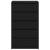 Dulap cu sertar, stejar negru, 60x36x103 cm, lemn prelucrat GartenMobel Dekor