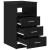 Dulap cu sertare, stejar negru, 40x50x76 cm, lemn prelucrat GartenMobel Dekor