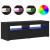 Dulap TV cu LED stejar negru 120x35x40 cm lemn prelucrat GartenMobel Dekor