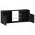 Dulap TV cu LED stejar negru 120x30x50 cm lemn prelucrat GartenMobel Dekor