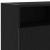 Dulap TV cu LED stejar negru 120x30x50 cm lemn prelucrat GartenMobel Dekor