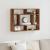 Raft de perete, lemn vechi, 75x16x55 cm, lemn prelucrat GartenMobel Dekor