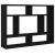 Raft de perete, stejar negru, 75x16x55 cm, lemn prelucrat GartenMobel Dekor