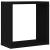 Rafturi de perete cub 6 buc. stejar negru, 30x15x30 cm lemn GartenMobel Dekor