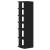 Dulap pantofi, stejar negru, 25x27x102 cm, lemn prelucrat GartenMobel Dekor