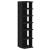 Dulap pantofi, stejar negru, 25x27x102 cm, lemn prelucrat GartenMobel Dekor