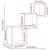 Rafturi cub perete, stejar negru, 68x15x68 cm, lemn prelucrat GartenMobel Dekor