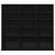 Dulap pentru CD-uri, stejar negru, 100,5x23x89,5 cm GartenMobel Dekor