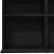Dulap pentru CD-uri, stejar negru, 100,5x23x89,5 cm GartenMobel Dekor