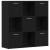 Bibliotecă, stejar negru, 90x28x90 cm, lemn prelucrat GartenMobel Dekor