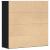Bibliotecă, stejar negru, 90x28x90 cm, lemn prelucrat GartenMobel Dekor