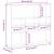 Raft de perete, stejar negru, 90x16x78 cm, lemn prelucrat GartenMobel Dekor