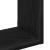 Raft de perete, stejar negru, 90x16x78 cm, lemn prelucrat GartenMobel Dekor