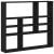 Raft de perete, stejar negru, 90x16x78 cm, lemn prelucrat GartenMobel Dekor