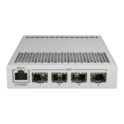 Cloud Router Switch, 1 x Gigabit, 2 x SFP+ 10Gbps - Mikrotik CRS305-1G-4S+IN SafetyGuard Surveillance