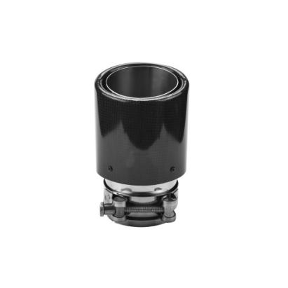 Ornament toba cu carcasa din carbon lucios Cod: 0101-76 Automotive TrustedCars