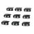 Cristale decorative autoadezive, 9 bucati Automobile ProTravel