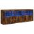 Dulap cu lumini LED, stejar fumuriu, 181,5x37x67 cm GartenMobel Dekor
