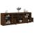 Dulap cu lumini LED, stejar maro, 202x37x67 cm GartenMobel Dekor