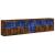 Dulap cu lumini LED, stejar fumuriu, 283x37x67 cm GartenMobel Dekor