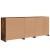 Servantă cu lumini LED, stejar fumuriu, 162x37x67 cm GartenMobel Dekor