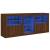 Servantă cu lumini LED, stejar maro, 162x37x67 cm GartenMobel Dekor