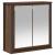 Set mobilier de baie, 2 piese, stejar maro, lemn prelucrat GartenMobel Dekor