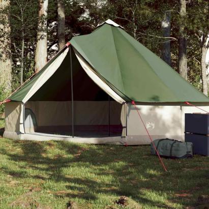 Cort de familie Tipi pentru 6 persoane, verde, impermeabil GartenMobel Dekor
