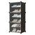 Dulap modular pentru depozitare incaltaminte, Mufart, plastic, 3 compartimente, 6 rafturi, 44x31x96 cm GartenVIP DiyLine