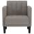 Canapea Scaun cu cotiere, gri taupe, 53 cm, textil GartenMobel Dekor