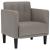 Canapea Scaun cu cotiere, gri taupe, 53 cm, textil GartenMobel Dekor
