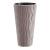 Ghiveci decorativ de flori, rotund, inalt, cafeniu, 29.7x53.1 cm, Sandy GartenVIP DiyLine