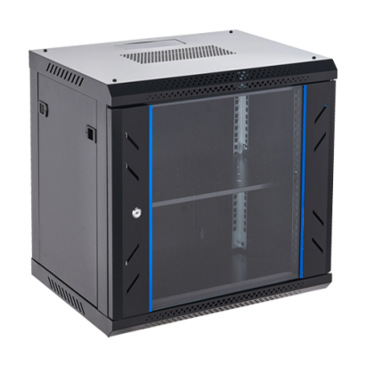 Rack perete 12U 19' 600x450, negru, seria economica - ASYTECH Networking ASY-12U-6045WL SafetyGuard Surveillance