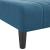 Canapea extensibilă formă de L albastru 260x140x70 cm catifea GartenMobel Dekor