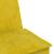 Canapea extensibilă în formă de L galben 255x140x70 cm catifea GartenMobel Dekor
