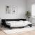 Pat de zi cu extensie, negru, 90x190 cm, textil GartenMobel Dekor