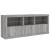 Dulap cu lumini LED, gri sonoma, 162x37x67 cm GartenMobel Dekor