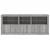 Dulap cu lumini LED, gri sonoma, 162x37x67 cm GartenMobel Dekor