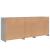 Dulap cu lumini LED, gri sonoma, 162x37x67 cm GartenMobel Dekor