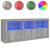 Dulap cu lumini LED, gri sonoma, 162x37x67 cm GartenMobel Dekor