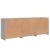 Dulap cu lumini LED, gri sonoma, 181,5x37x67 cm GartenMobel Dekor