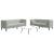 Set canapele Chesterfield cu perne rulou, 2 piese, gri, catifea GartenMobel Dekor