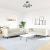 Set canapele Chesterfield cu perne rulou 2 piese, crem, catifea GartenMobel Dekor
