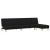 Set de canapele, 2 piese, negru, material textil GartenMobel Dekor