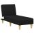 Set de canapele, 2 piese, negru, material textil GartenMobel Dekor