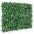   Gard din frunze de arbust artificiale, 6 buc., verde, 40x60 cm GartenMobel Dekor